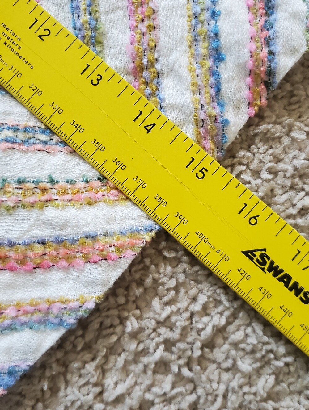 Lou & Grey Rainbow Striped Multicolor V-Neck Tank and Shorts Set Pastel Size M - Picture 10 of 13